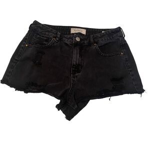 PacSun High Rise Festival Black Shorts Sz 27